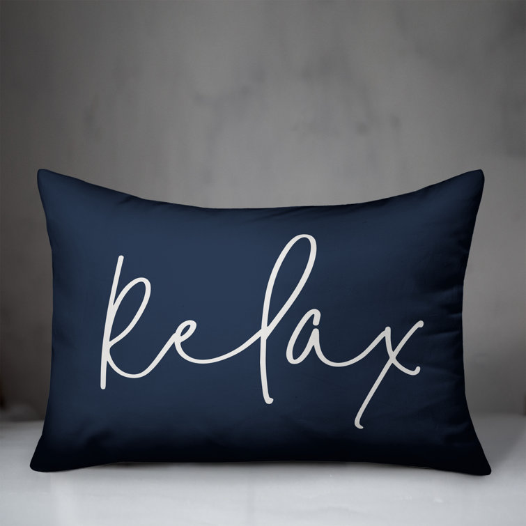 Navy outdoor best sale throw pillows